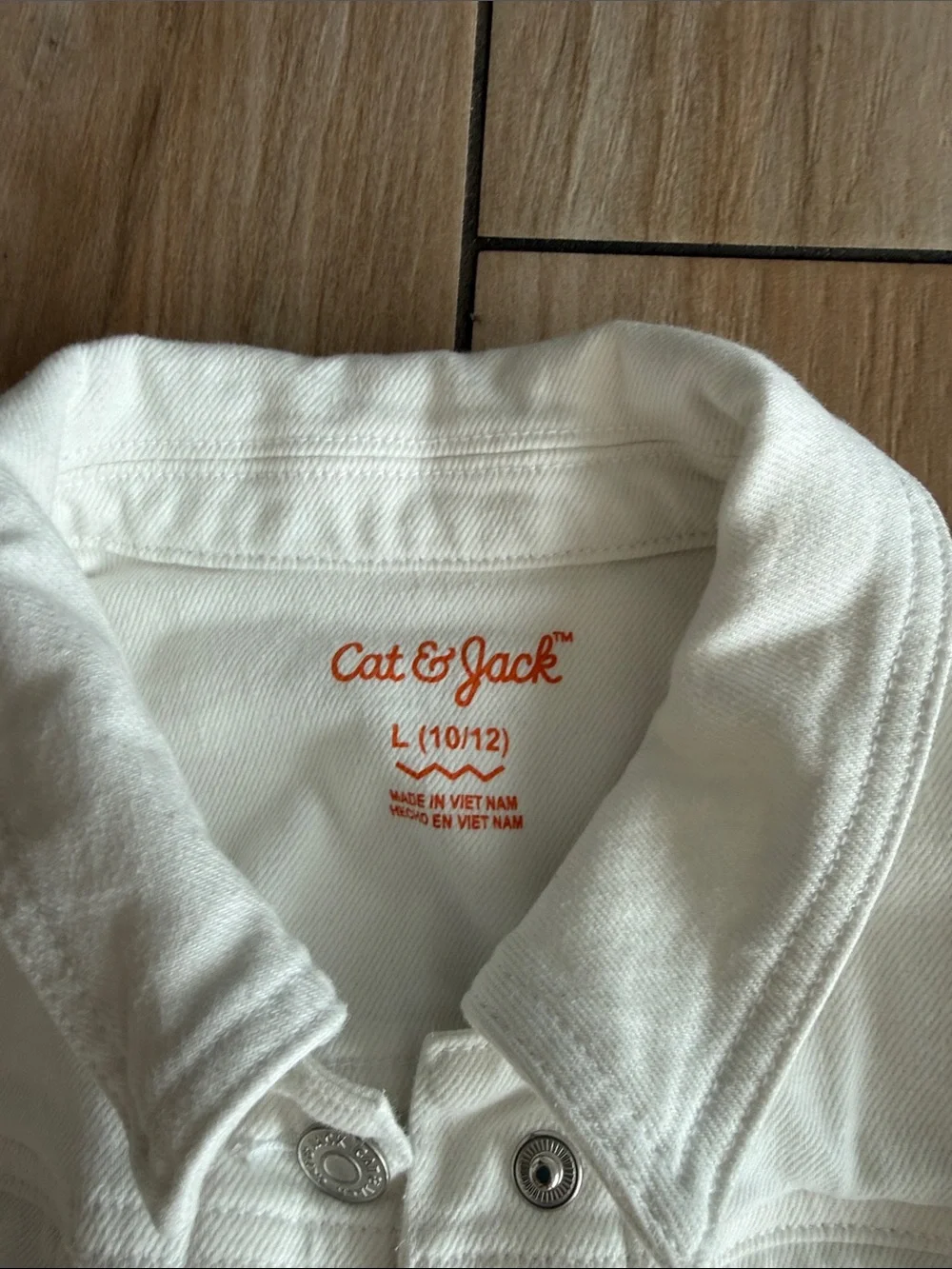 Cat & Jack White Denim Jean Jacket for Kids